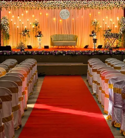 Wedding ceremony & aisle — Events, Dsouza Enterprises Mysuru